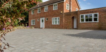 New Graphite block driveway, Compton, Newbury