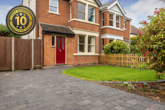 Quarry Road, Headington, Oxfordshire, New block driveway, Oxfordshire
