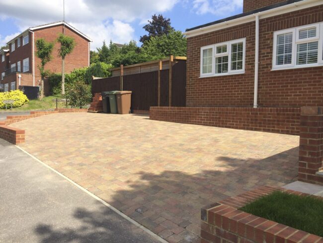 New Driveway Oxford, Wall, Front Garden, Driveway