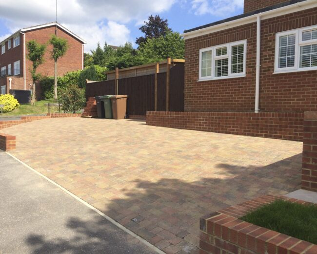 New Driveway Oxford, Wall, Front Garden, Driveway