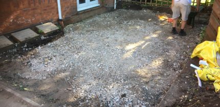 New Sandstone Paved Garden, Testimonial, New Driveway Company, Bournemouth