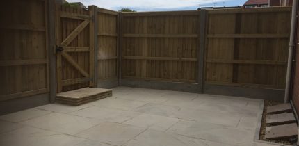 New Sandstone Paved Garden, Testimonial, New Driveway Company, Bournemouth
