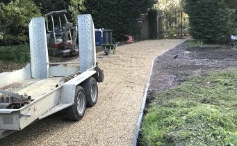 New Gravel Driveway, Cranleigh, Guildford, New Driveway Company
