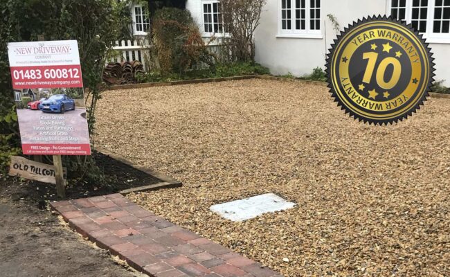 New Gravel Driveway, Clandon, Guildford, New Driveway Company