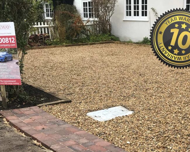 New Gravel Driveway, Clandon, Guildford, New Driveway Company