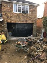 new driveway company, marlow, before, driveway