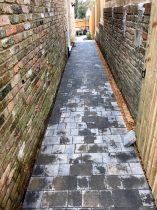 new driveway company, marlow, before, driveway