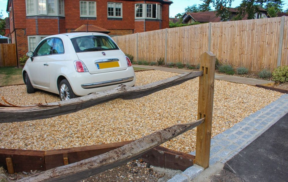 Gravel driveway