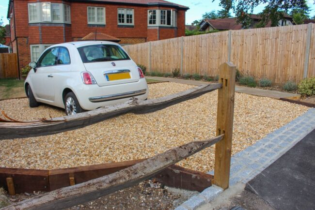 Gravel driveway