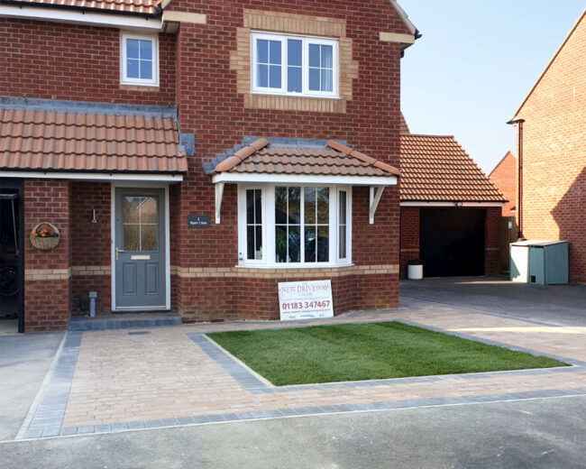 Block Paving Drive, Pathway and Lawn - Swindon, Wiltshire