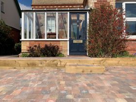 New Block Paving Drive and Sideway Cholsey Oxfordshire