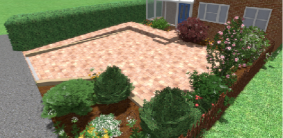 Landscaping Design - New Block Paving Drive and Sideway Cholsey Oxfordshire - Our Vision