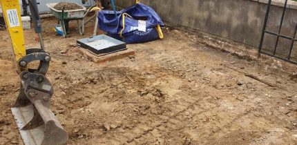 Block Paved Driveway, Cutteslowe, Oxford - During