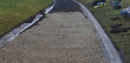 New GravelGrip Driveway, Pishill, Henley, Oxfordshire. During 4