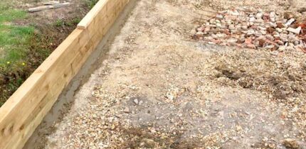New Porcelain Patio and Landscaping, Wooton, Oxfordshire During 2