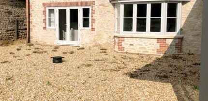 New Porcelain Patio and Landscaping, Wooton, Oxfordshire Before 1