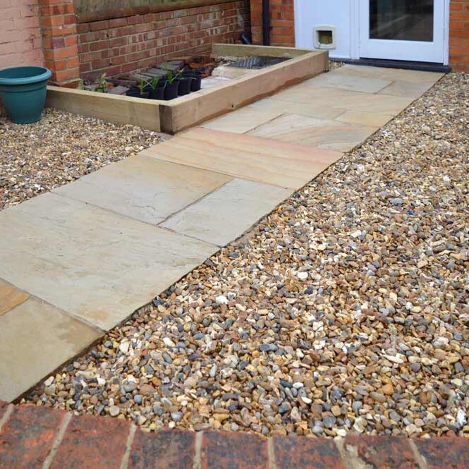 New Garden Patio & Pathway Newbury