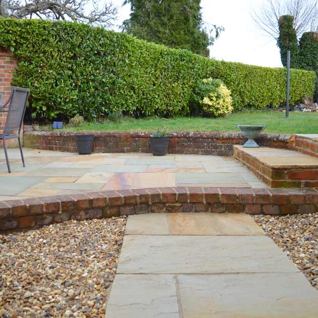 New Garden Patio & Pathway Newbury