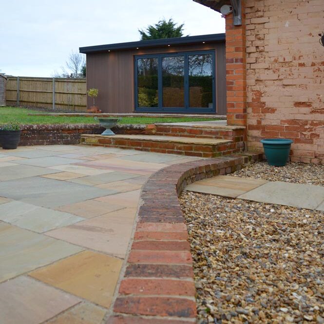 New Garden Patio & Pathway Newbury