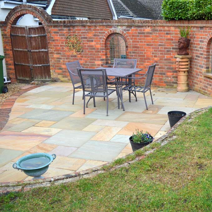 New Garden Patio & Pathway Newbury