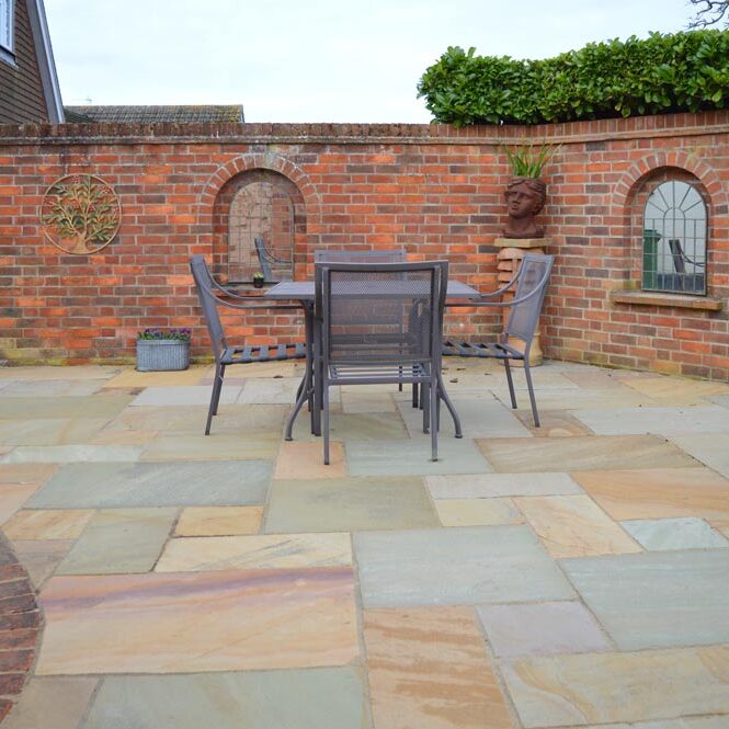 New Garden Patio & Pathway Newbury