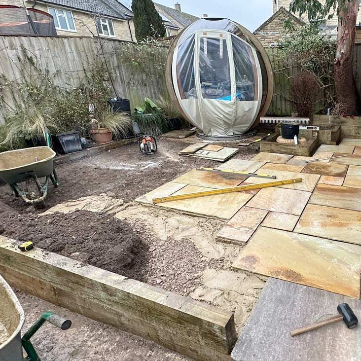 New Patio & Landscaping, Chipping Norton, Oxfordshire. New Driveway Company