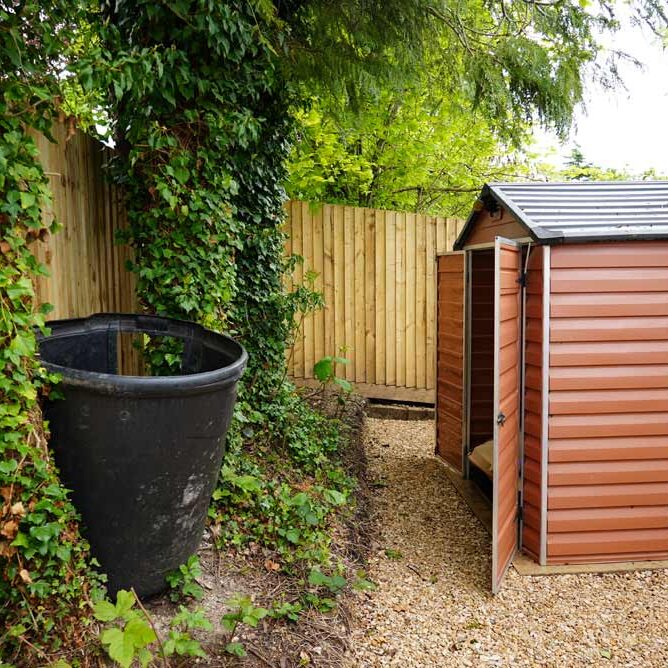 Image 30, Behind Garden Room area. Garden Landscaping & Terracing, Buckinghamshire. New Driveway Company