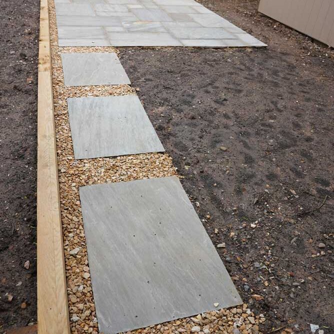 Image 24, Second patio. Garden Landscaping & Terracing, Buckinghamshire. New Driveway Company