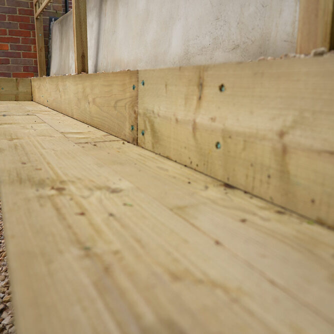 Image 8, Sleeper seating bench. Garden Landscaping & Terracing, Buckinghamshire. New Driveway Company
