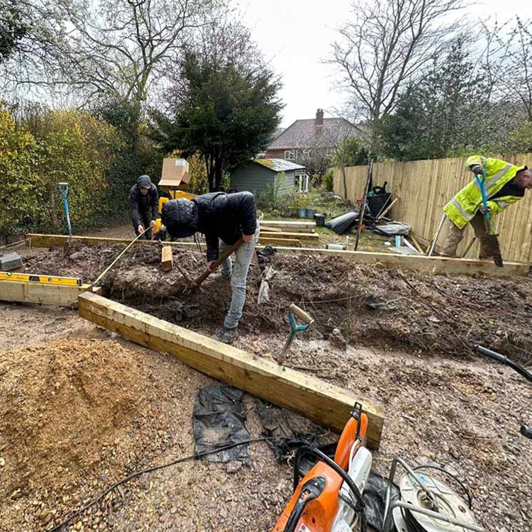 Garden Landscaping & Terracing, Buckinghamshire. New Driveway Company