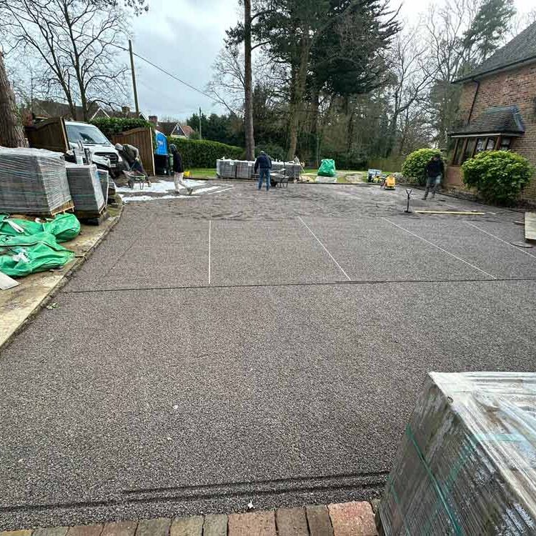 Driveway, Patio and Path, Boars Hill, Oxford. New Driveway Company