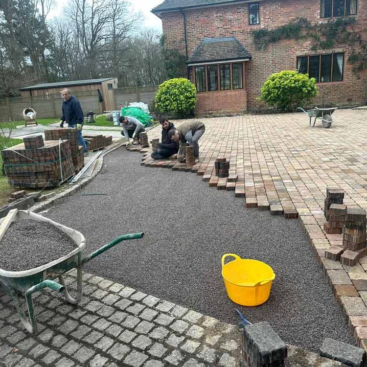 Driveway, Patio and Path, Boars Hill, Oxford. New Driveway Company