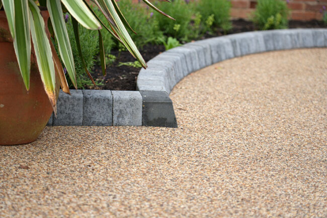 Resin Bound Driveway and Sandstone Paving Ambrosden Bicester - The finished project