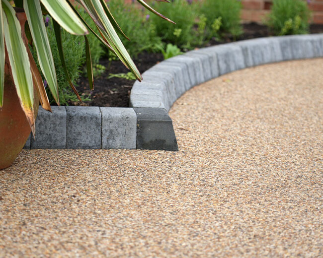 Resin Bound Driveway and Sandstone Paving Ambrosden Bicester - The finished project