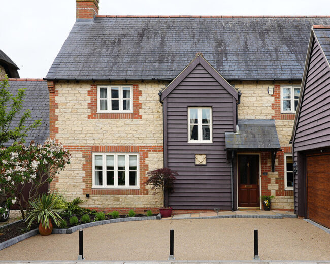 Resin Bound Driveway and Sandstone Paving Ambrosden Bicester After