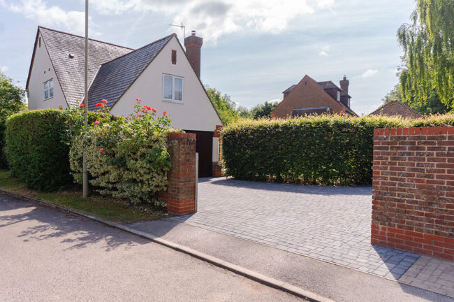 Permeable Block Driveway, Watlington, Oxford. The New Driveway Company