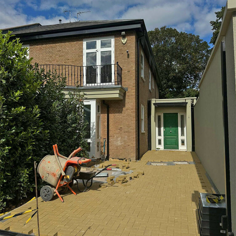 Block Driveway, St John's Wood, London. New Driveway Company