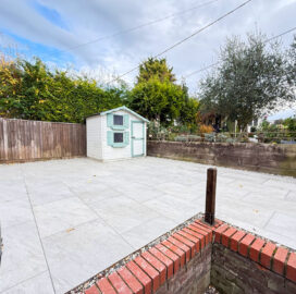 The new porcelain patio Porcelain Patio, Wallingford. New Driveway Company
