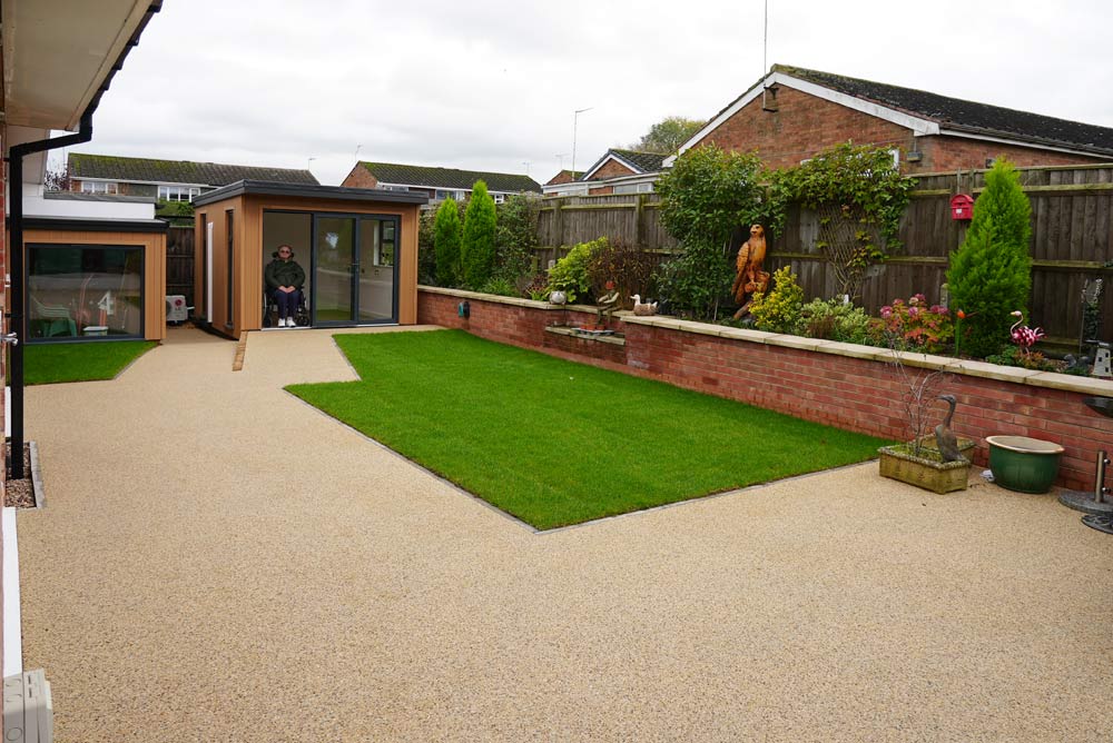 Resin-Bound Wheelchair Accessible Paths, Coventry. New Driveway Company