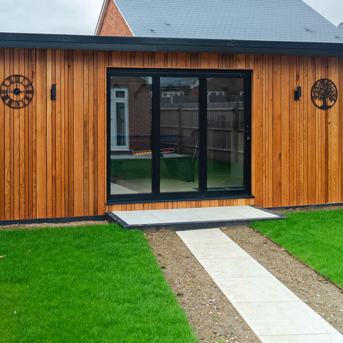 Porcelain Patio and Garden Paths, Benson, Oxfordshire. New Driveway Company