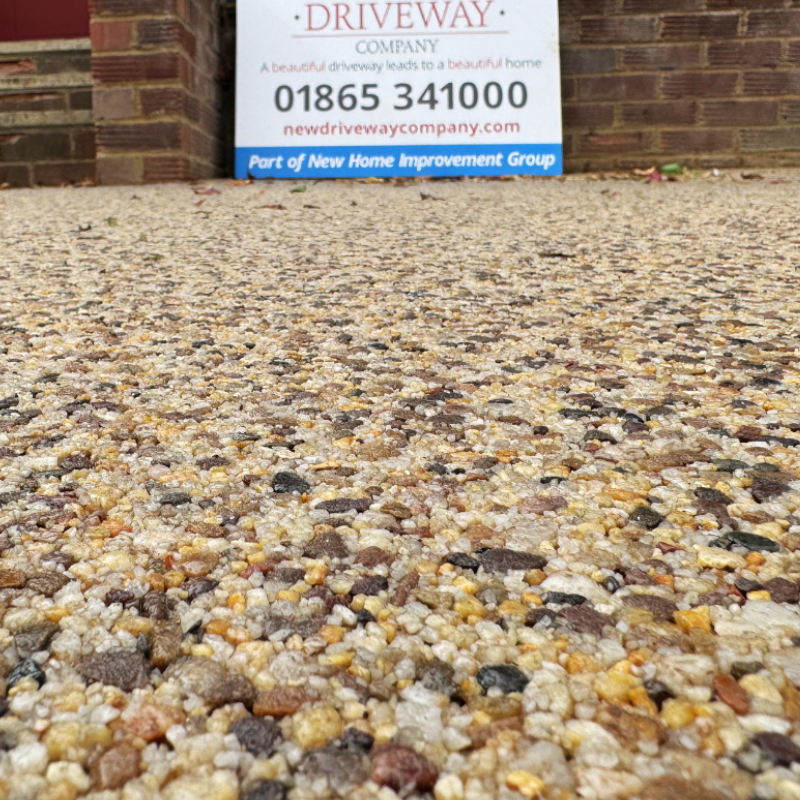 Resin Driveway close up of the colour Bedfordshire Barley
